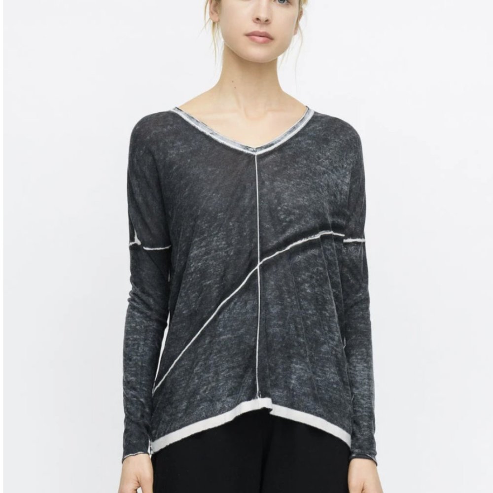 Kokun bamboo cashmere v neck, never worn